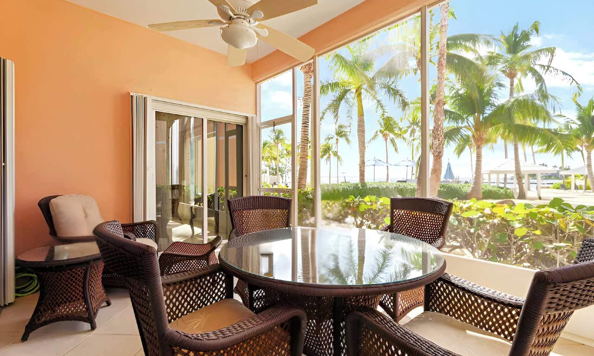 Rum Point Apartment | Kaibo Yacht Club 2 Bdr Beachfront Condo Hot Tub and Pool