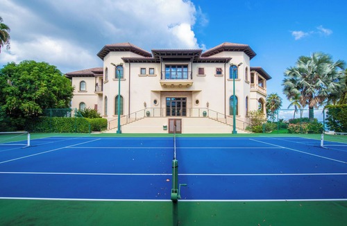 South Sound House | Castillo Caribe: Ultra-Luxe Estate w/Pool Grotto, Tennis & Pickle Ball Courts + Home Spa & Gym