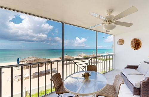 Seven Mile Beach Condo | Gorgeous View, Huge Beach,Pool & Hot Tub at Discovery Point Club Unit 34!